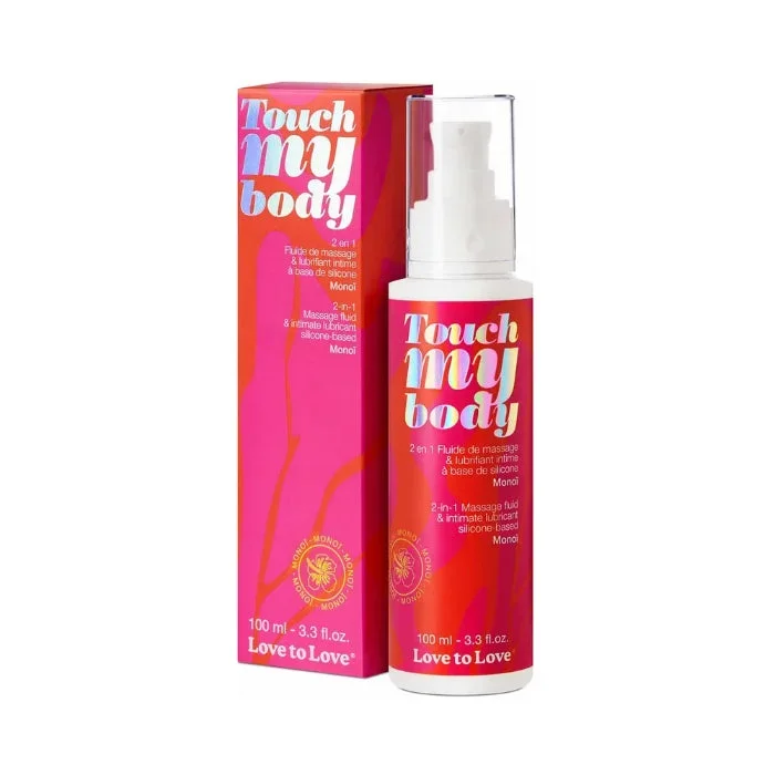 Love to Love Touch My Body 2-in-1 Massage Fluid & Intimate Lubricant Monoi Scented