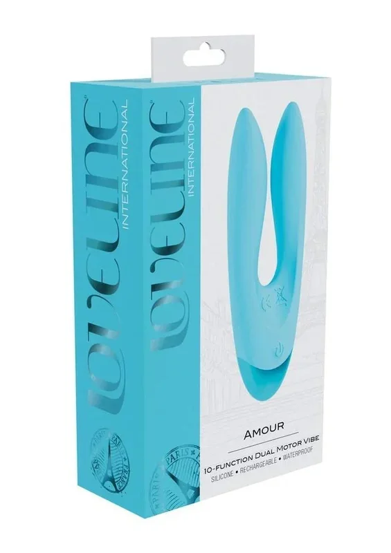 Loveline Amour 10 Function Rechargeable Silicone Dual Motor Vibe