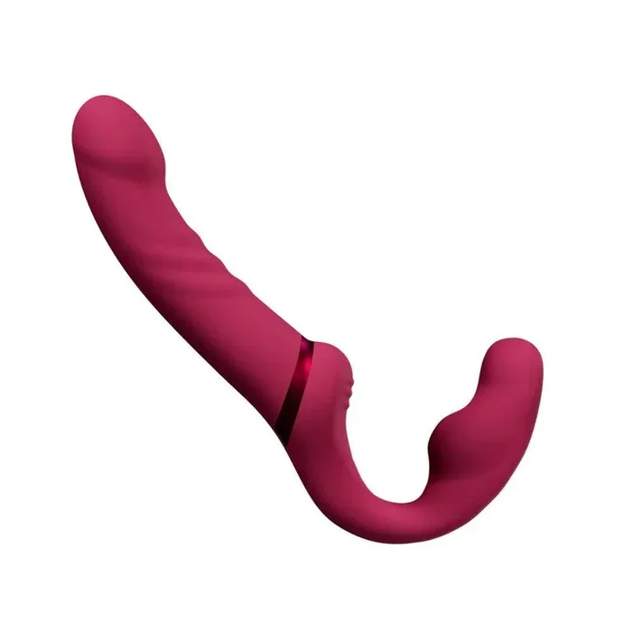 Lovense Lapis Rechargeable Silicone App Control Dual End Strapless Strap-On Vibrator