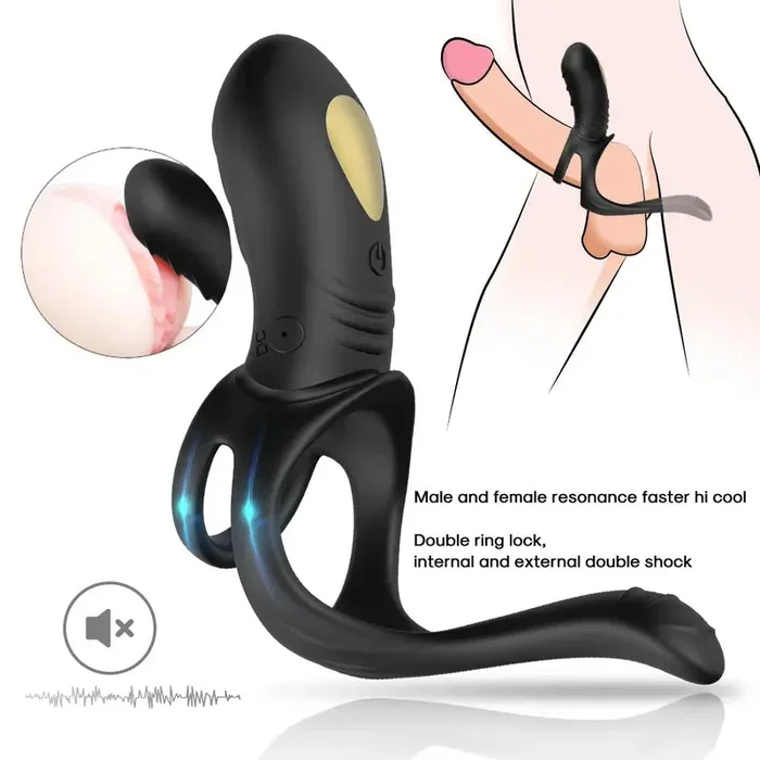 Low Rider 3 In 1 Remote Controlled Vibrating Cock Ring | Clitoral | Anal | USB