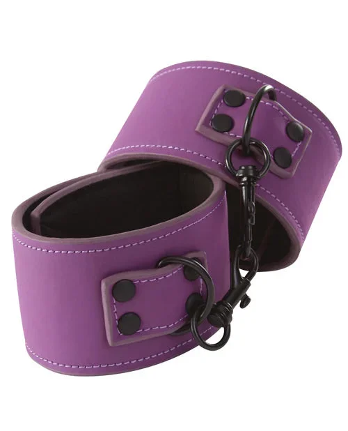 Lust Bondage Wrist Cuffs – Purple