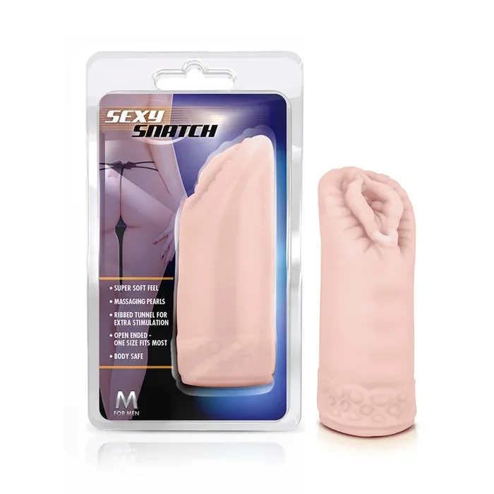 M For Men By Blush® | Sexy Snatch Realistic Beige Masturbator / Stroker