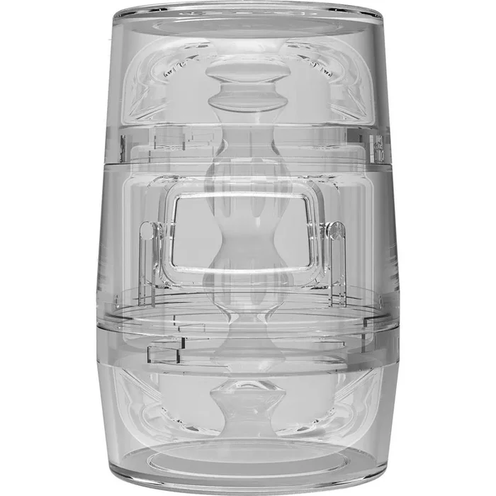 Main Squeeze Pop-Off Optix Pussy & Ass Clear – Male Masturbator