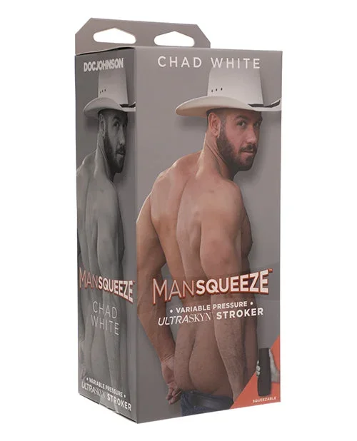 Man Squeeze Chad White Ass Ultraskyn Male Stroker Vanilla