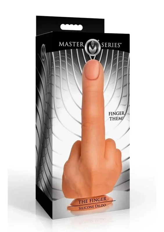 Master Series Finger Silicone Dildo