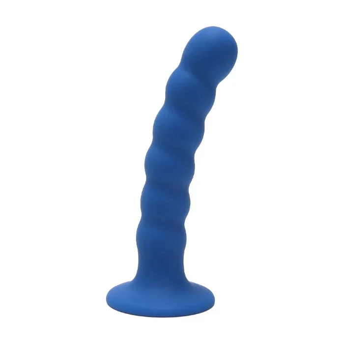 Me You Us 5.5 Inch Ripple G-Spot Harnessable Silicone Dildo
