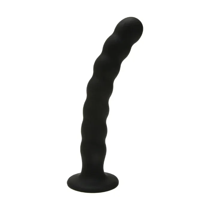 Me You Us 8 Inch Ripple G-Spot Harnessable Silicone Dildo