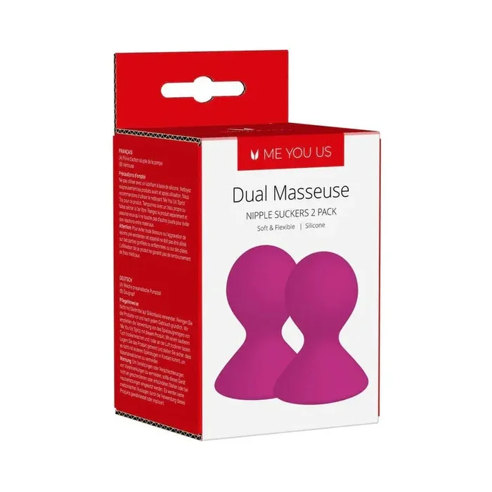 ME YOU US Dual Masseuse Silicone Nipple Suckers