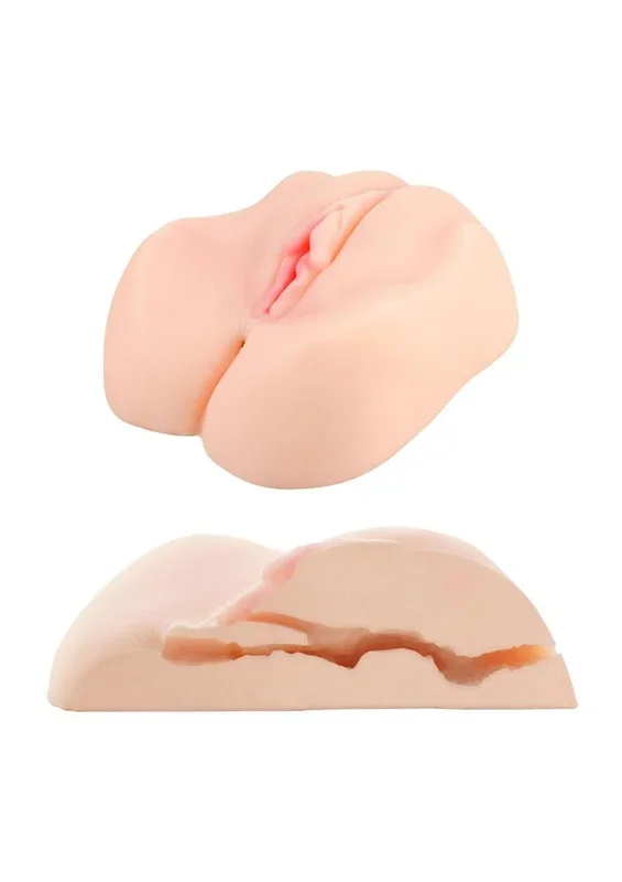 ME YOU US Miss Mia Premium Vibrating Realistic Masturbator – Pussy and Butt