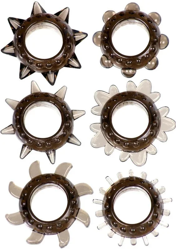 ME YOU US Tickler Bulk Textured Cock Ring Assorted