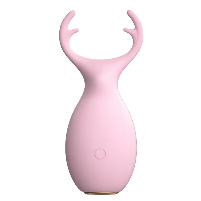 Me You Us Wild Pleasure Antlers Rechargeable Silicone Petite Travel Friendly Mini Vibrator