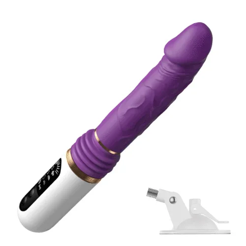 Megan Thrusting & Vibrating Dildo Machine with Handle and Sucker