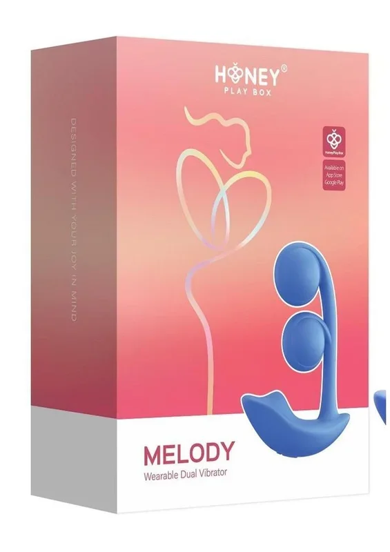 Melody Pressure Sensing App-Controlled Rechargeable Silicone Twin Balls Clit and G-Spot Vibrator