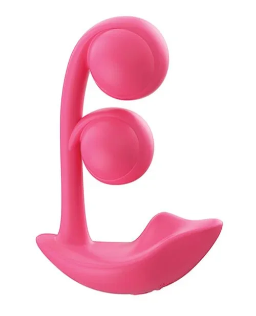 Melody Twin Balls Clit & G-Spot Vibrator – Pink