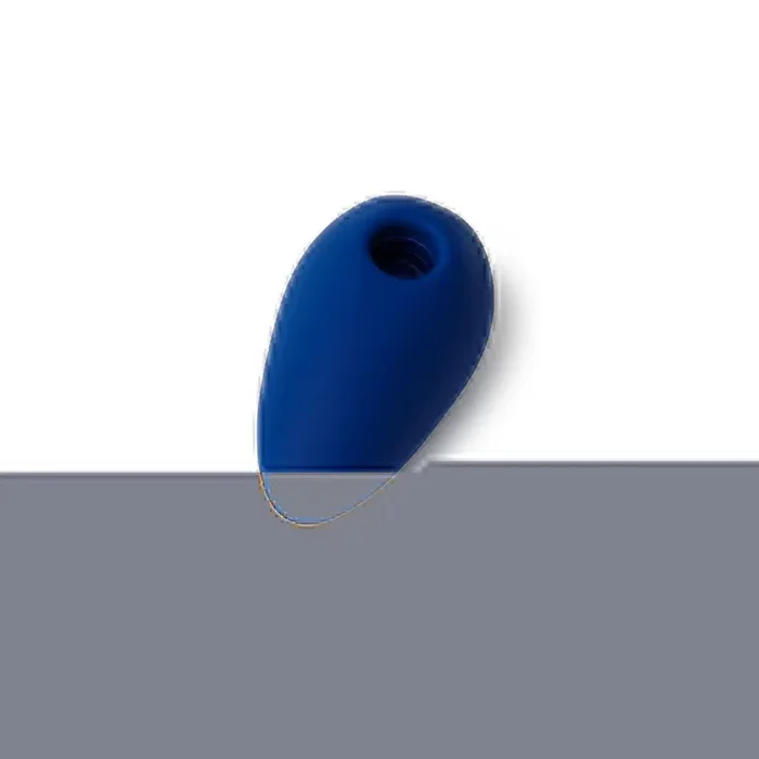 Mini Coco silicone lay-on vibrator with suction function, 9 cm (blue)