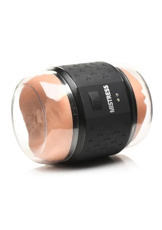 Mistress Vibrating Double Shot Rechargeable Masturbator – Pussy & Ass