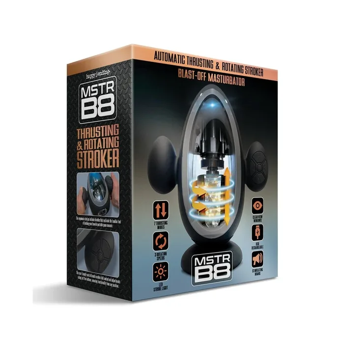 MSTR B8 Blast Off Automatic Thrusting & Vibrating Stroker