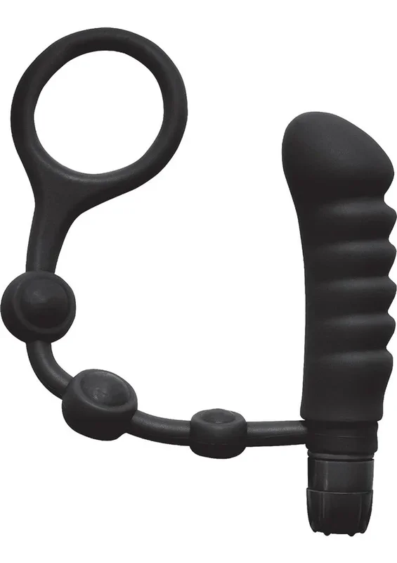My Cock Ring Silicone Cock Ring with Vibrating Ass Pleaser Butt Plug