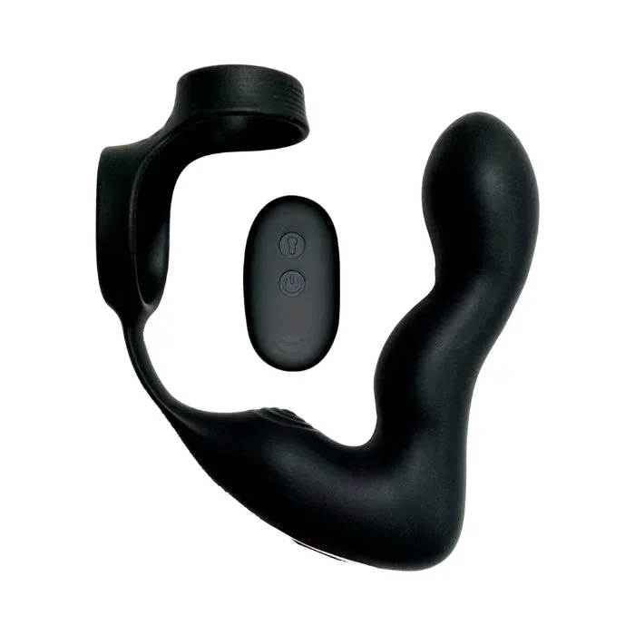 Nasstoys Atomic Inflatable Prostate Remote-Control Rechargeable Silicone Butt Plug Vibrator