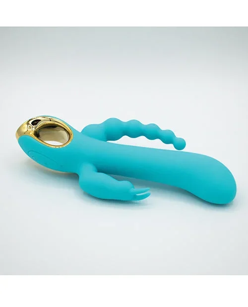 Natalie’s Toy Box Mighty Magic Clit, G-Spot & Anal Vibrator – Aqua