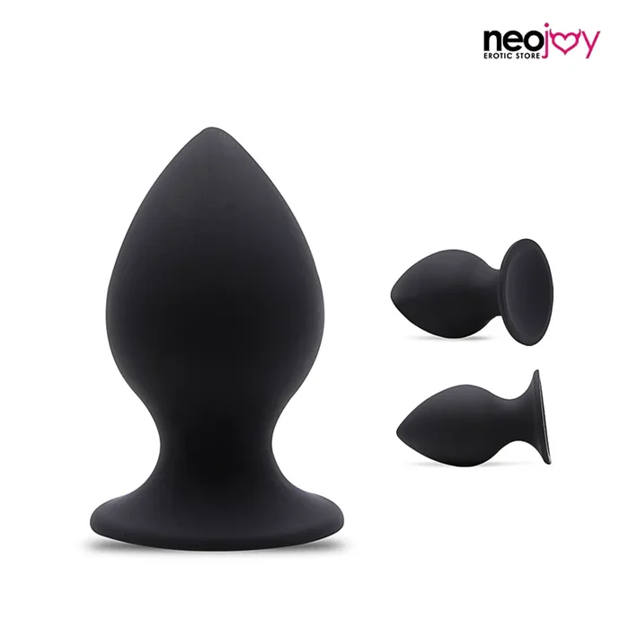 Neojoy – Big Boy Silikon Plug (Schwarz)