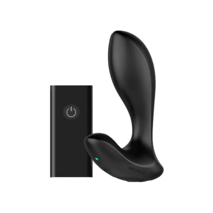 Nexus Duo Rechargeable Remote Control Vibrating Butt Plug Black Small