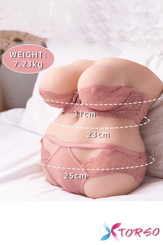 Nina : 15,94 lb Yeloly sexy courbe poupée sexuelle torse réaliste jouets sexuels pour adultes