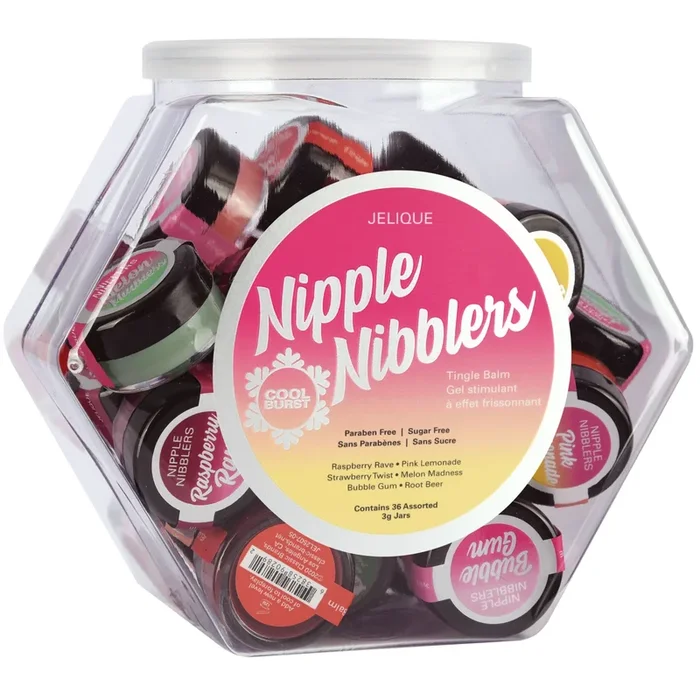 Nipple Nibblers Tingle Balm – 36 Pc. Bowl – 3gm Jars Assorted