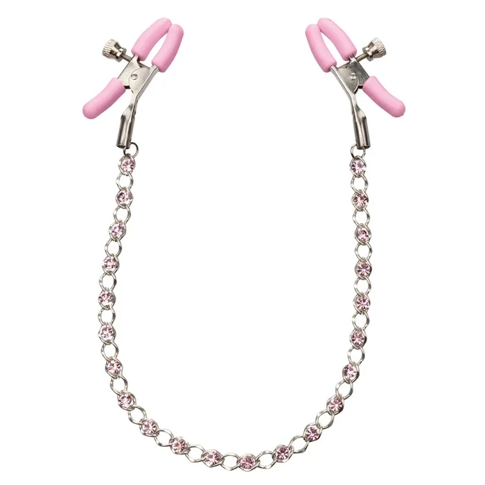 Nipple Play Crystal Chain Nipple Clamps