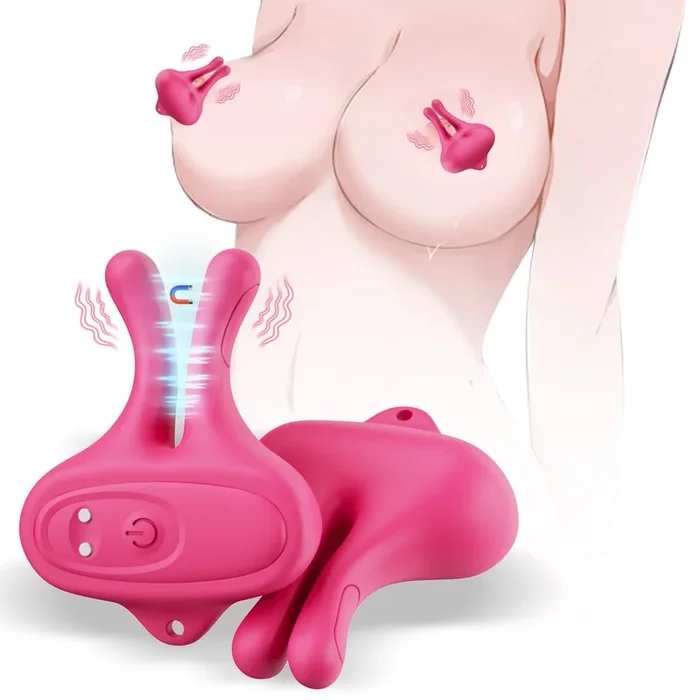 Nipple Vibrator – Adjustable Clamps with 9 Vibration Modes for Pleasure