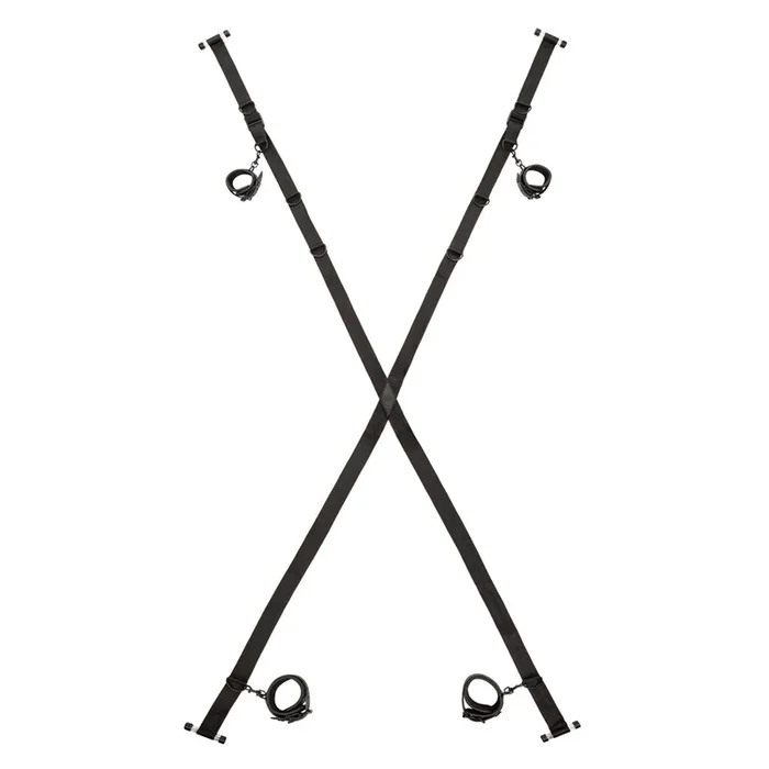 Nocturnal Collection Over The Door Cross Restraints Black