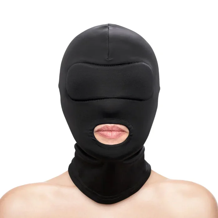 NS Novelties Hustler Taboo Open Mouth Hood Nylon Sensory Deprivation Hood
