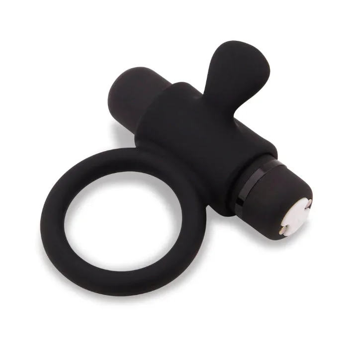 Nu Sensuelle Rechargeable Bullet Cock Ring With Flicking Tongue