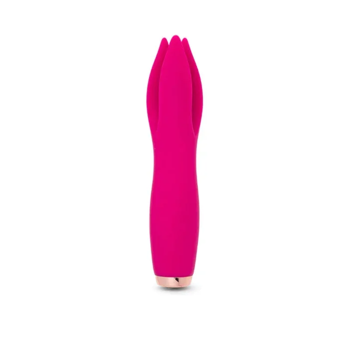 Nu Sensuelle Tulip 15 Functions Powerful Silicone Waterproof Rechargeable Fluttery Tip Vibrator