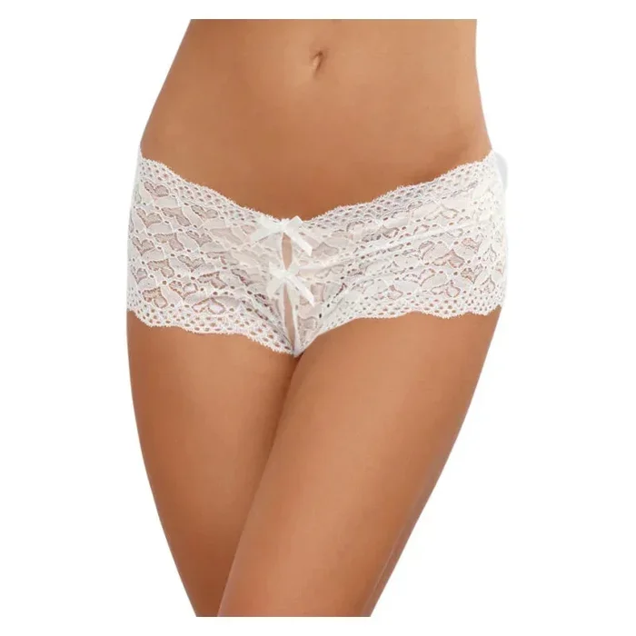 Open Back Panty – White – Large