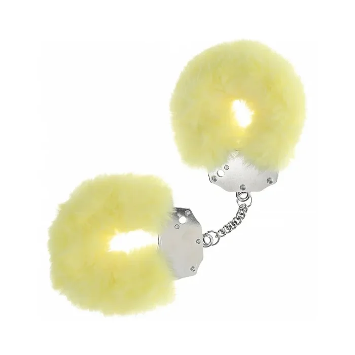 Ouch! Heavy-Duty Fluffy Handcuffs Yellow