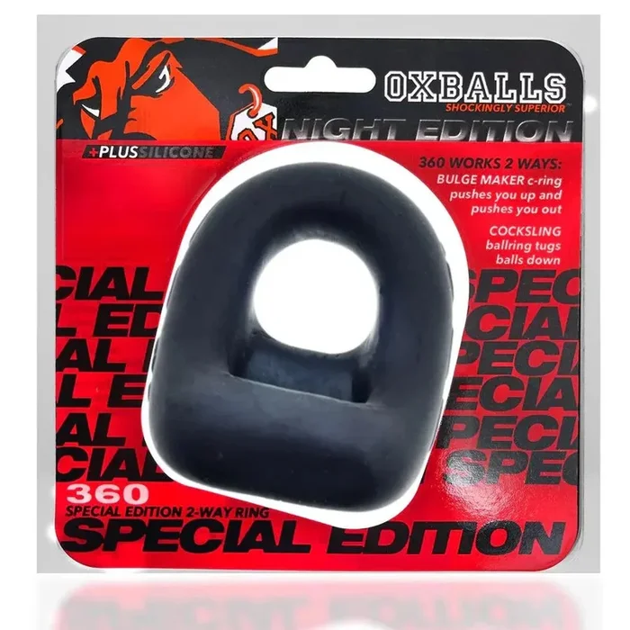 Oxballs 360 2-Way Cock Ring and Ball Sling – Night Edition