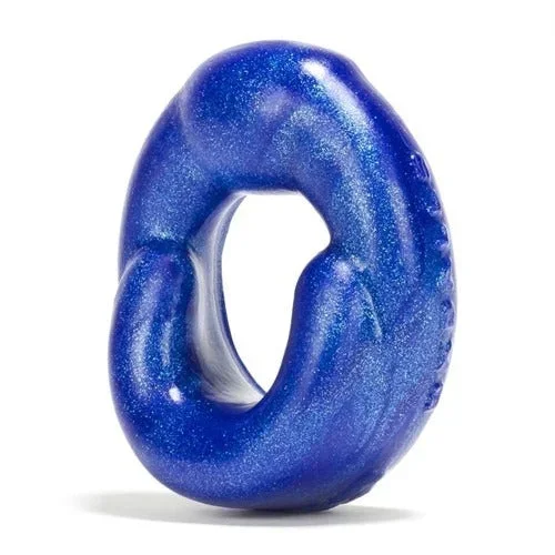 Oxballs Grip Cockring Fat Padded U-Shaped Cockring Blue