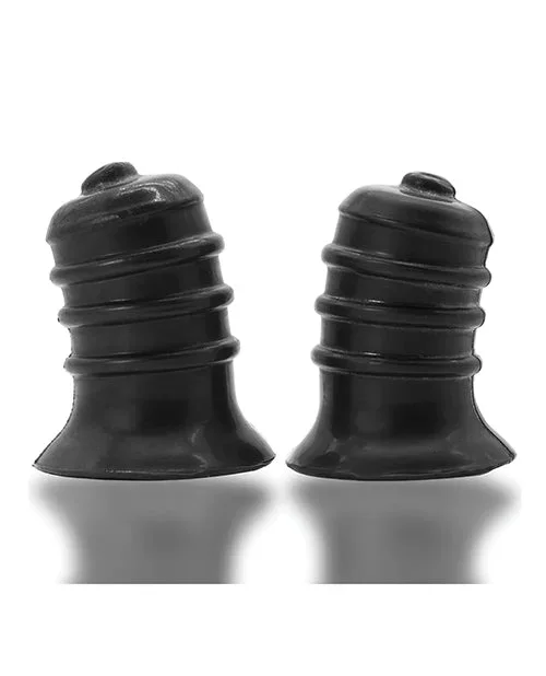 Oxballs Ribnibs Curved Springy-Ribbed Nip Suckers – Special Edition Night