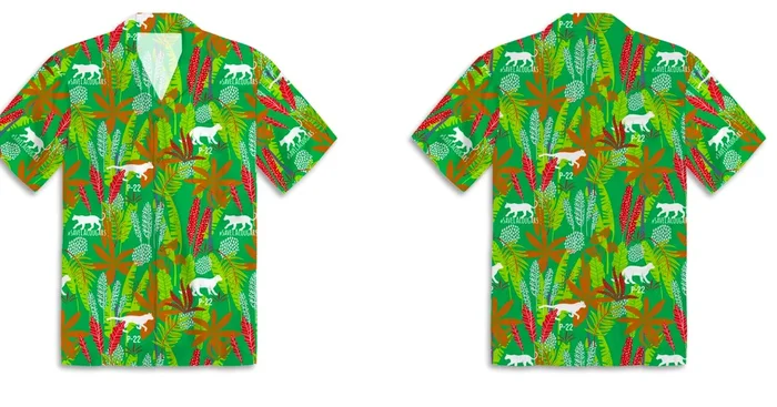 P-22 Holiday Hawaiian Style Shirt