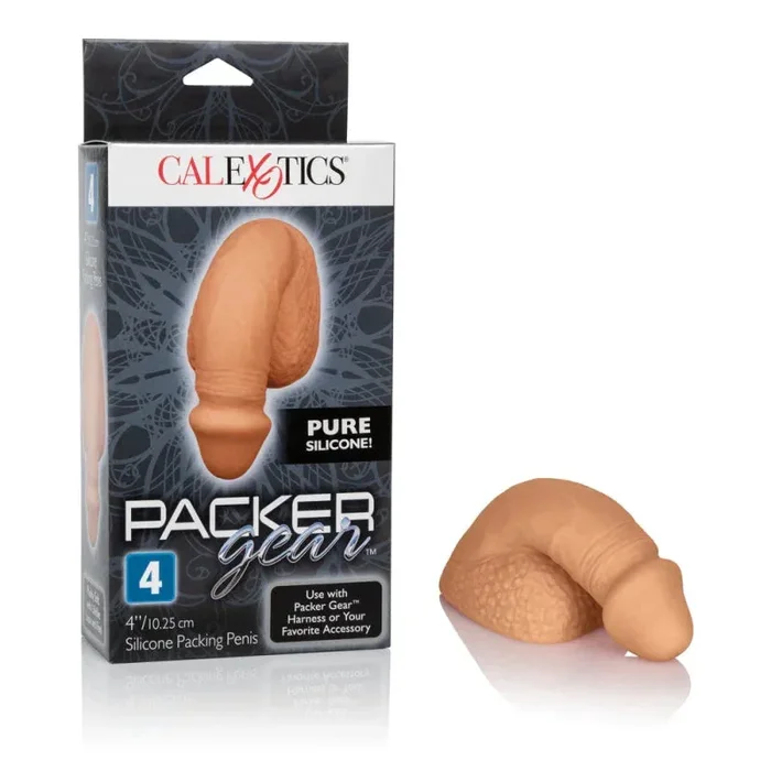 Packer Gear 4″ Silicone Packing Penis – Tan
