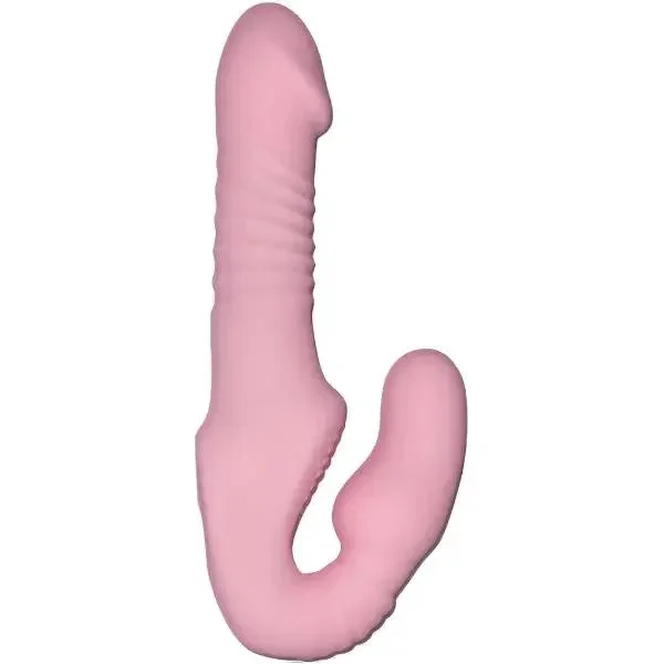 Pale Pink Strapless | Telescopic G-Spot | Vibrator | USB