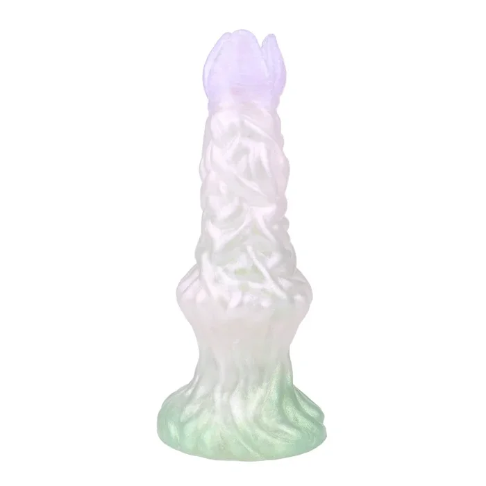 Pandora 7 Inch Silicone Ovipositor Dildo with Alien Vine Design