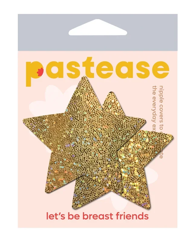Pastease Glitter Star – Gold O/S