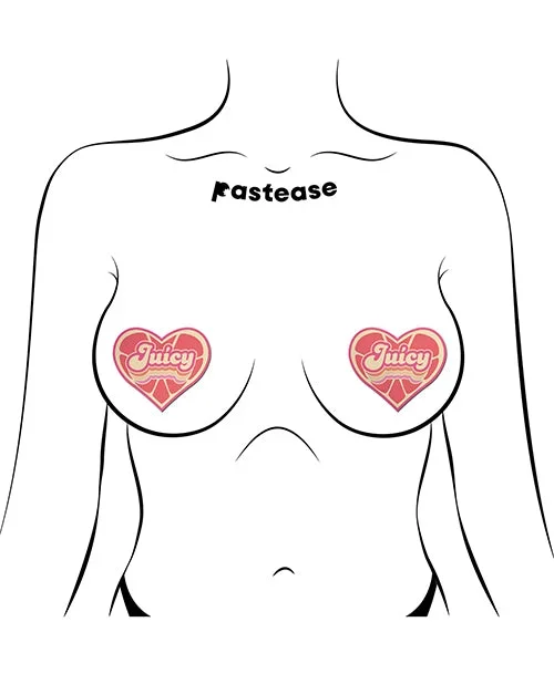 Pastease Premium Retro Heart Juicy – Pink Grapefruit O/S