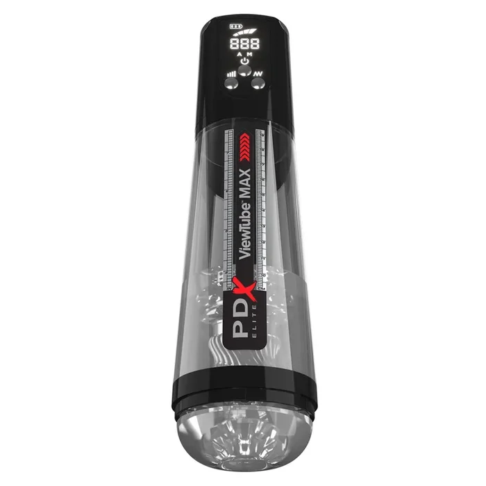 PDX Elite ViewTube Max View See-Through Suction Stroker