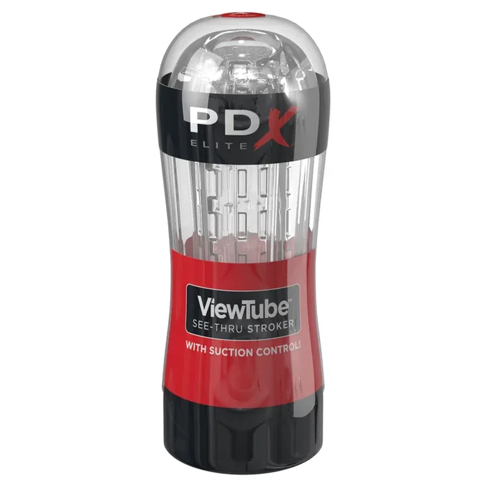 PDX Elite ViewTube See-Through Stroker With Suction Control