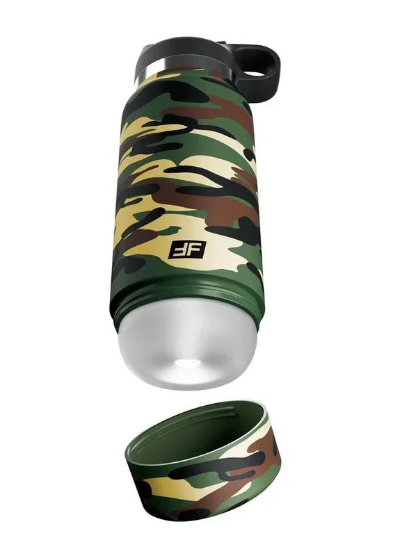 Pdx Plus Fap Flask Happy Camper Stroker – Frosted/Camo