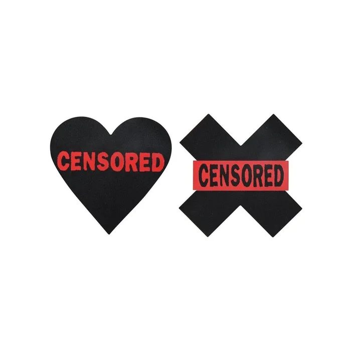 Peekaboos Censored Hearts & X – Pack of 2