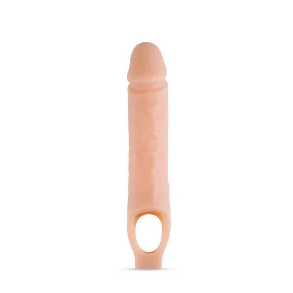 Performance Plus 10in Silicone Cock Sheath Penis Extender Vanilla